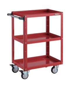 รถเข็นเครื่องมือ Eagle Wagon ขนาด 600 x 400 x สูง 880 มม. ล้อหมุนได้ 4 ล้อ ล้อยูรีเทน สีแดง