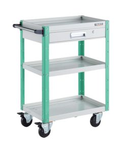 รถเข็นเครื่องมือ Eagle Wagon ขนาด 600 x 400 x สูง 880 มม. พร้อมลิ้นชัก ล้อหมุนได้ 4 ล้อ สีขาว/เขียวอ่อน
