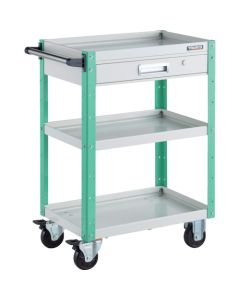 รถเข็นเครื่องมือ Eagle Wagon ขนาด 600 x 400 x สูง 880 มม. พร้อมลิ้นชัก สีขาว/เขียวอ่อน