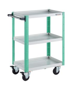 รถเข็นเครื่องมือ Eagle Wagon ขนาด 600 x 400 x สูง 880 มม. ล้อหมุนได้ 4 ล้อ สีขาว/เขียวอ่อน