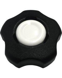 ลูกบิด Knob Star N สีดำ-ขาว M12 (10 ชิ้น)