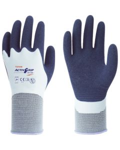 ถุงมือยางธรรมชาติ Active Grip XA-326 L
