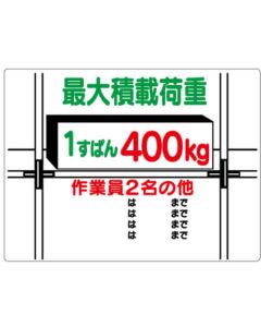 Maximum Load Sign 1แผ่น
