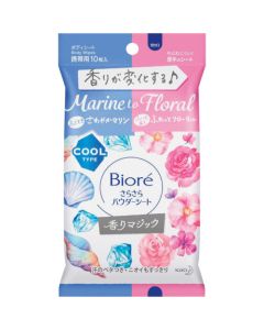 BIORE POWDER SHEETS MARINE TO FLORAL SACHET 10S 24 อัน