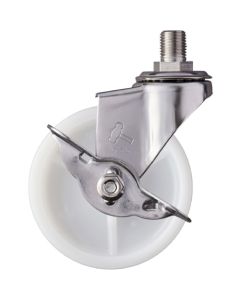 ค้อน SUS สกรูเข้า SP M12 (JIS) ล้อไนลอน 75 มม.