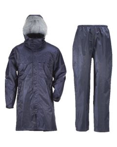 3380 เสื้อกันฝนกันฝน 2 สีกรมท่า S