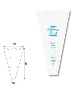 N Flower Pack No.1 Wave type  ถุงละ 100 แผ่น