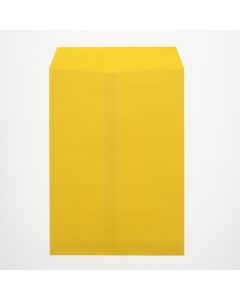 ซองจดหมายสี ขนาด 2 (สี่เหลี่ยมจัตุรัส) ไม่มีขอบ สีเหลือง แพ็คละ 100 ซอง