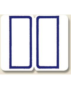 ฉลาก Tack Labels หมายเลข 055 ฉลากดัชนี สีน้ำเงิน จำนวน 240 ชิ้น