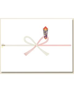 กระดาษโนชิ (กระดาษห่อของขวัญ) สำหรับงานเฉลิมฉลอง ขนาดครึ่งแผ่น