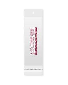 ถุง OPP ยี่ห้อ Pure Pack แบบมีแผ่นใสสำหรับติดหัวถุง ขนาด HC 6-16 จำนวน 100 ชิ้น