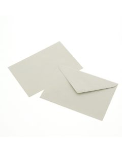 ซองจดหมายสี สไตล์ตะวันตก ขนาดเบอร์ 2 ไม่มีขอบ สีเทาพาสเทล แพ็คละ 100 ซอง