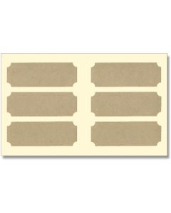 สติกเกอร์ติดกระดาษ (Tack Labels) ชนิดไม่ฟอกขาว เบอร์ 663 ขนาด 22 x 63 มม. บรรจุ 36 แผ่นต่อแพ็ค