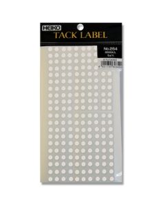 สติกเกอร์ติดป้าย (Tack Labels), ขนาดเส้นผ่านศูนย์กลาง 5 มม., เบอร์ 264, สีขาว, จำนวน 2000 ชิ้น