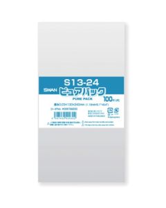 ถุง OPP, Pure Pack S, ขนาด 13-24 นิ้ว, จำนวน 100 ชิ้น