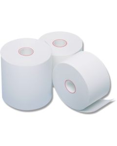 ม้วนกระดาษความร้อนสำหรับเครื่องบันทึกเงินสด แบบไม่มีแกน ขนาด 58 x 76 x 20 มม. สำหรับการเก็บรักษาระยะกลาง บรรจุ 5 ม้วนต่อแพ็ค