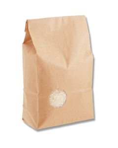 Rice bag Plain Tape With window 1KG Mizarashimuji ถุงละ 200 แผ่น