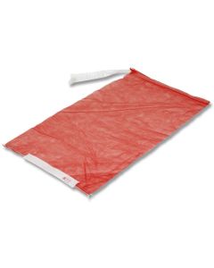 For vegetables Knitted net Red 10KG With handle and plastic mark  ถุงละ 25 แผ่น
