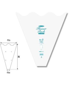 N Flower Pack No.2 Wave type  ถุงละ 100 แผ่น