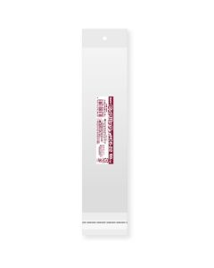 ถุง OPP ยี่ห้อ Pure Pack แบบมีแผ่นใสสำหรับติดหัวถุง ขนาด HC 6-22 จำนวน 100 ชิ้น
