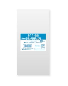 ถุง OPP, Pure Pack S, ขนาด 11-22, จำนวน 100 ชิ้น