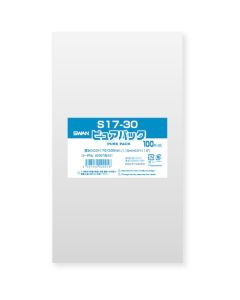 ถุง OPP, Pure Pack S, ขนาด 17-30, จำนวน 100 ชิ้น