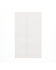 ถุงแบนขนาดเล็กมีลวดลาย ทรงตรง สีขาวล้วน แบบ B จำนวน 100 ชิ้น