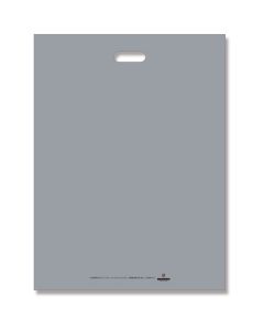 ถุงพลาสติกคุณภาพต่ำ สีเงิน พิมพ์ลาย HD มีเครื่องหมาย 45-60 แพ็คละ 20 ถุง
