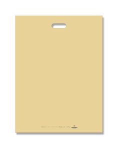 ถุงพลาสติกเคลือบแล็กเกอร์ LD สีเบจ มีเครื่องหมาย 45-60
