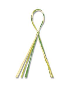 R Raffia Triple 3x30 สีเขียว