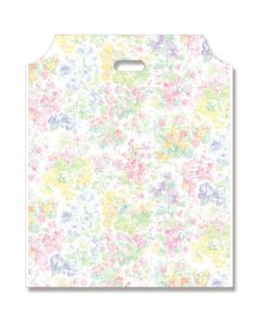 ถุงพลาสติก Lazy Plastic Bags DX Handy Bags สีชมพูพร้อมฉลาก ขนาด M จำนวน 100 ใบ