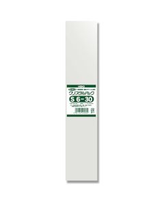 ถุง OPP, Crystal Pack, ขนาด S, 6-30 ชิ้น, 100 ชิ้น