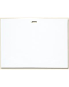 ถุงพลาสติกโพลีเอทิลีน HD ดีไซน์เรียบง่าย สีขาว LL-1 (B2) บรรจุ 20 ถุง