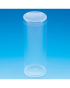 กล่องพลาสติก PET ทรงกระบอก ขนาด 60 x 160 มม. บรรจุ 10 ชิ้นต่อแพ็ค
