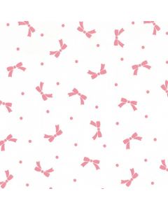 กระดาษห่อของขวัญ ยี่ห้อ New Ribbon สีชมพู ขนาดครึ่งแผ่น จำนวน 100 แผ่น