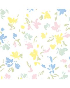 กระดาษห่อของขวัญ ลายดอกไม้สีอ่อน ขนาดมาตรฐาน 100 แผ่น