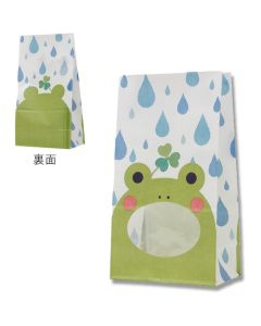 ถุงก้นสี่เหลี่ยม ยี่ห้อ Pack'n Bag ลายกบ เบอร์ 4 จำนวน 50 ชิ้น