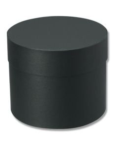 กล่องกระดาษ กล่องทรงกลม สีดำ ขนาด 150-123