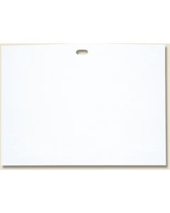 ถุงพลาสติกโพลีเอทิลีน HD ดีไซน์เรียบง่าย สีขาว LL-2 (A1) บรรจุ 20 ถุง