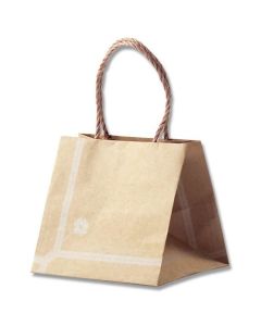 ถุงกระดาษสำหรับช้อปปิ้ง P-Smooth Bag ขนาด 18-18 ซม. ทำจากหนังกลับไม่ฟอกขาว บรรจุ 25 ถุงต่อแพ็ค