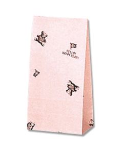 ถุงก้นสี่เหลี่ยม ถุงแฟนซี ลายหมีแฮปปี้แบร์ ขนาด SS จำนวน 100 ชิ้น