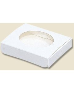 กล่องสีขาวเรียบ กล่องพับเก็บง่าย รุ่น S-20 บรรจุ 10 ชิ้นต่อแพ็ค