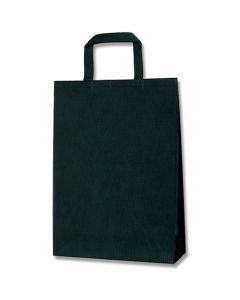 ถุงผ้าโท้ท F-Bag สีดำ ขนาดกลาง แพ็คละ 10 ใบ