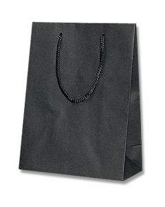 ถุงกระดาษสำหรับช้อปปิ้ง ยี่ห้อ K-Bag สีดำ รุ่น T-4 แพ็คละ 10 ใบ