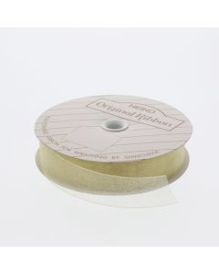 ริบบิ้นผ้าออร์แกนซ่า, ฟาง, ขนาด 18 x 15 ซม.