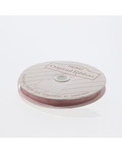 ริบบิ้นผ้าออร์แกนซ่า สีแซลมอน ขนาด 7 x 15 ซม.