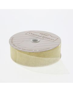 ริบบิ้นผ้าออร์แกนซ่า, ฟาง, ขนาด 24 x 15 ซม.