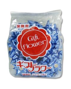 ดอกไม้สำหรับเป็นของขวัญ ใช้เชิงพาณิชย์ ขนาด 18 มม. ลายโคอิอาโอ (สีฟ้าอมเขียว) 50 ชิ้น