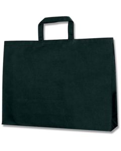 ถุงผ้าโท้ท F-Bag สีดำ ขนาดใหญ่ แพ็คละ 10 ใบ