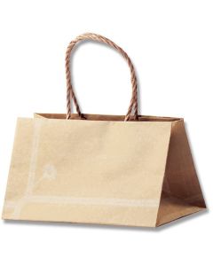 ถุงกระดาษสำหรับช้อปปิ้ง รุ่น P-Smooth Bag ขนาด 25-15 ทำจากหนังกลับไม่ฟอกขาว บรรจุ 25 ใบ